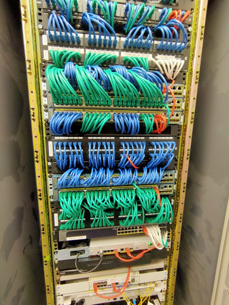 Network cabinet example